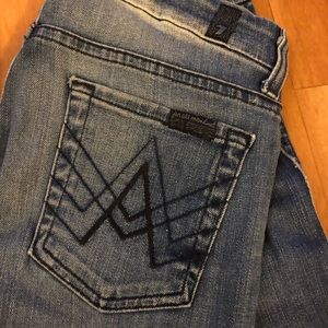7 for all mankind size 25 Lexi “A pocket” petite